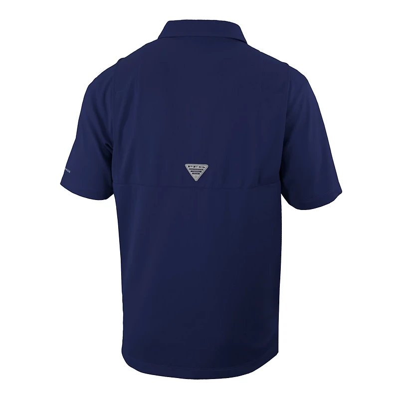 Columbia Vancouver Canucks Flycaster Omni-Wick Pocket Polo