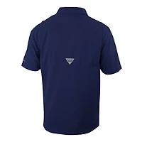 Columbia Vancouver Canucks Flycaster Omni-Wick Pocket Polo
