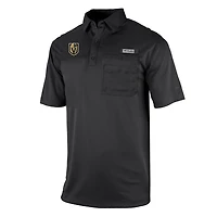 Columbia Vegas Golden Knights Flycaster Omni-Wick Pocket Polo