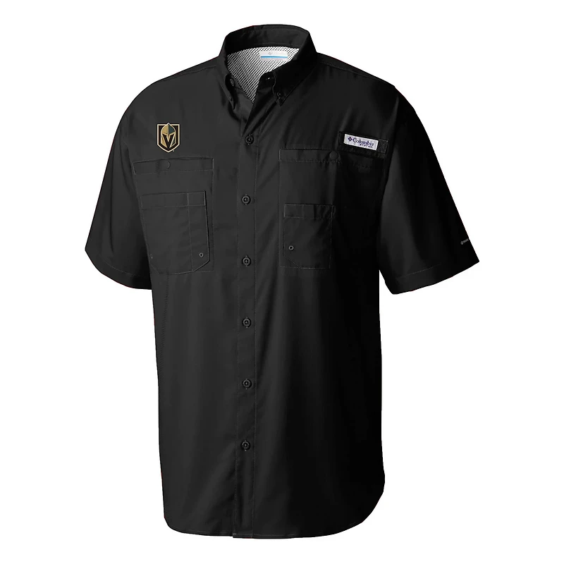 Columbia Vegas Golden Knights Tamiami Short Sleeve Omni-Wick Button-Down Shirt