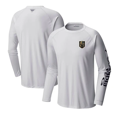 Columbia Vegas Golden Knights Terminal Tackle Omni-Shade Raglan Long Sleeve T-Shirt