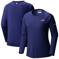 Columbia Washington Capitals Omni-Shade Tidal Tee II Raglan Long Sleeve T-Shirt