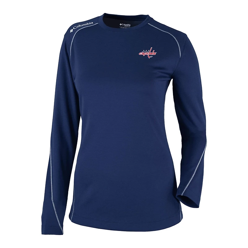 Columbia Washington Capitals Shotgun Omni-Wick Raglan Long Sleeve T-Shirt
