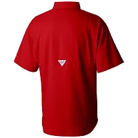 Columbia Washington Capitals Tamiami Short Sleeve Omni-Wick Button-Down Shirt