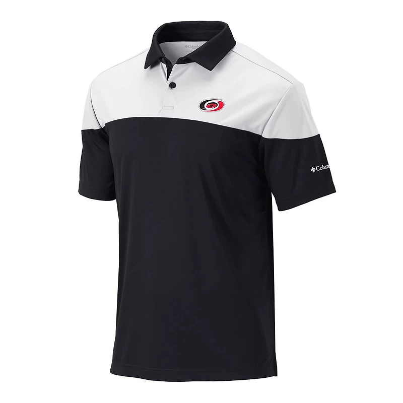 Columbia White Carolina Hurricanes Best Ball Omni-Wick Polo