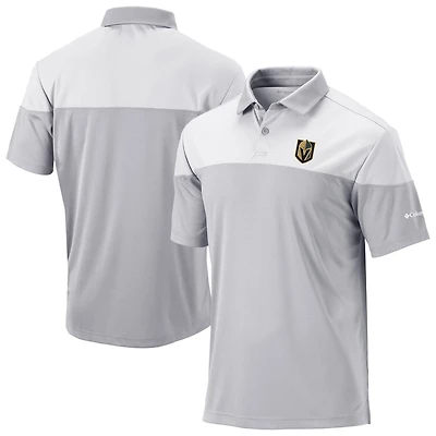 Columbia White Vegas Golden Knights Best Ball Omni-Wick Polo