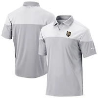Columbia White Vegas Golden Knights Best Ball Omni-Wick Polo