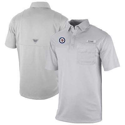 Columbia Winnipeg Jets Flycaster Omni-Wick Pocket Polo