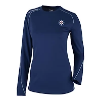 Columbia Winnipeg Jets Shotgun Omni-Wick Raglan Long Sleeve T-Shirt