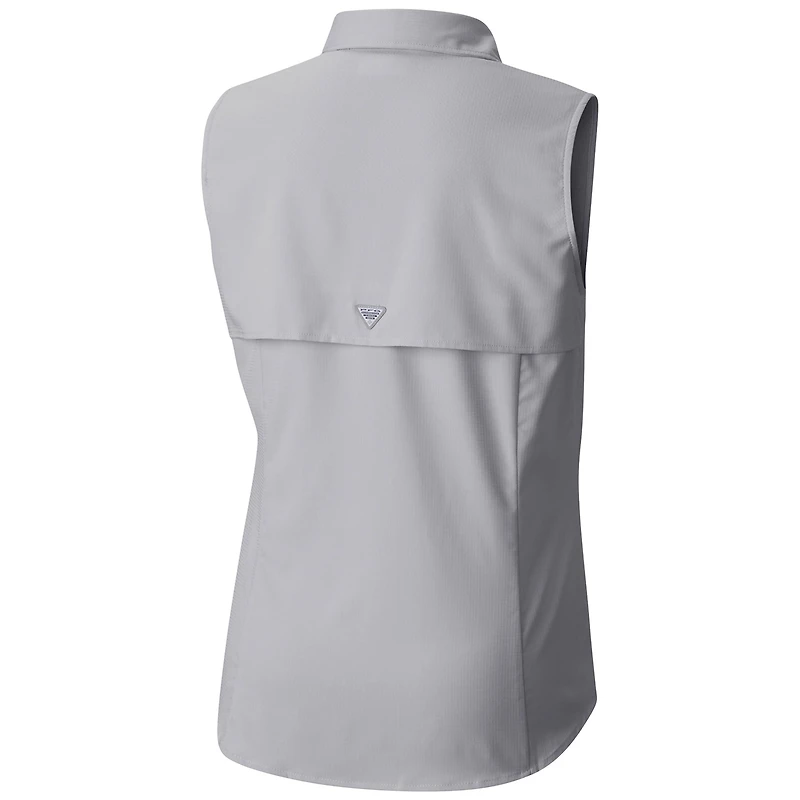 Columbia Winnipeg Jets Tamiami Omni-Shade Sleeveless Button-Up Shirt