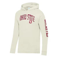 ComfortWash Ohio State Buckeyes Long Sleeve Hooded T-Shirt