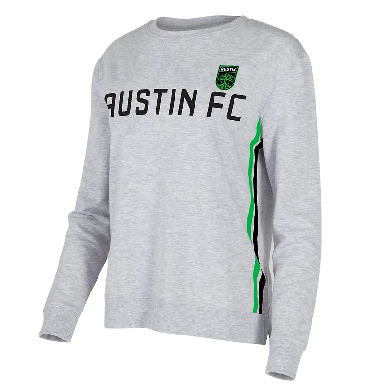 Concepts Sport Austin FC Cedar Tri-Blend Long Sleeve T-Shirt