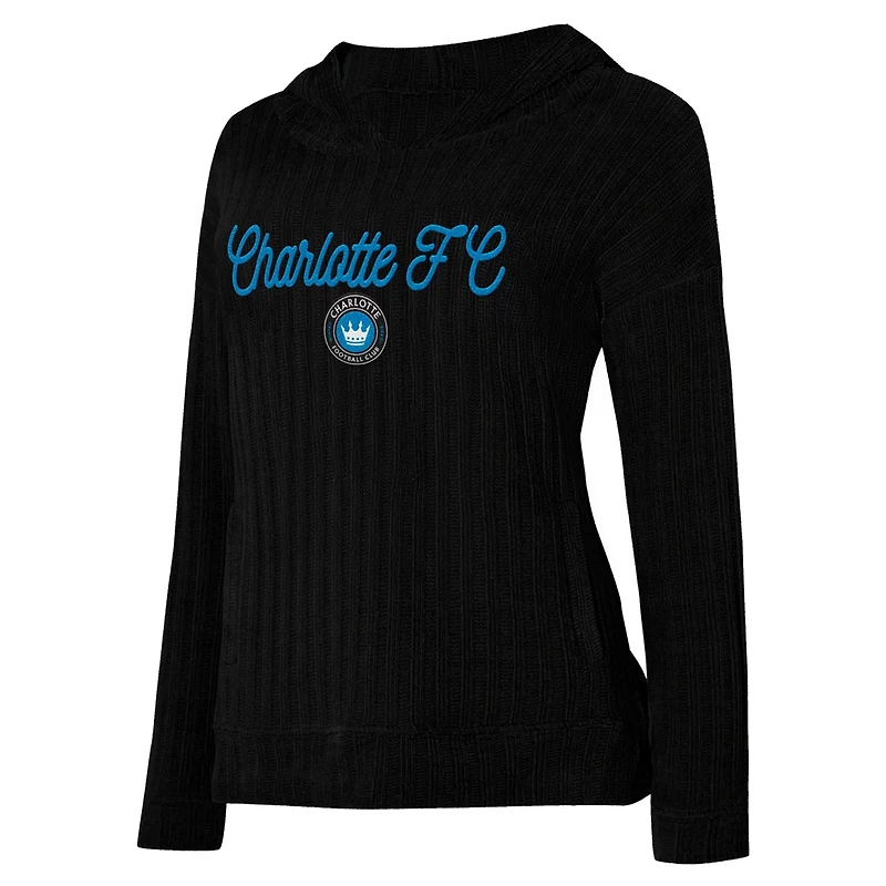 Concepts Sport Charlotte FC Linger Long Sleeve Hooded Top