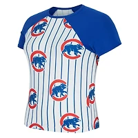 Concepts Sport Chicago Cubs Outbound Pinstripe Raglan T-Shirt