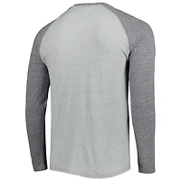 Concepts Sport Heathered Gray/Heathered Atlanta United FC Ledger Raglan Long Sleeve T-Shirt
