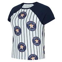 Concepts Sport Houston Astros Outbound Pinstripe Raglan T-Shirt