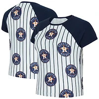 Concepts Sport Houston Astros Outbound Pinstripe Raglan T-Shirt