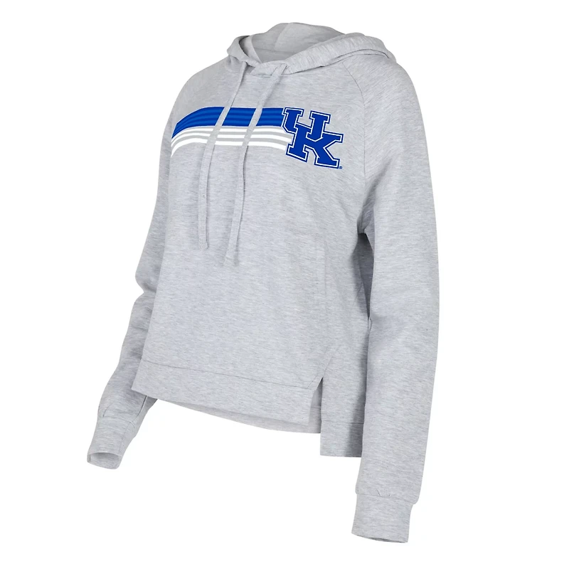 Concepts Sport Kentucky Wildcats Cedar Tri-Blend Raglan Pullover Hoodie
