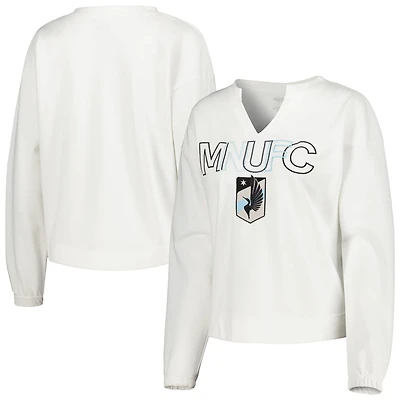 Concepts Sport Minnesota United FC Sunray Notch Neck Long Sleeve T-Shirt