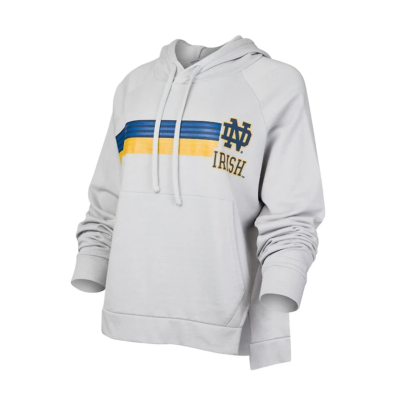 Concepts Sport Notre Dame Fighting Irish Cedar Tri-Blend Raglan Pullover Hoodie