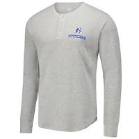 Concepts Sport Seattle Sounders FC Region Thermal Knit Henley Long Sleeve T-Shirt