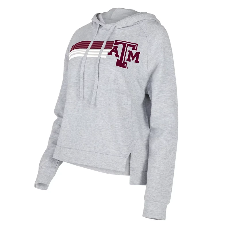 Concepts Sport Texas AM Aggies Cedar Tri-Blend Raglan Pullover Hoodie