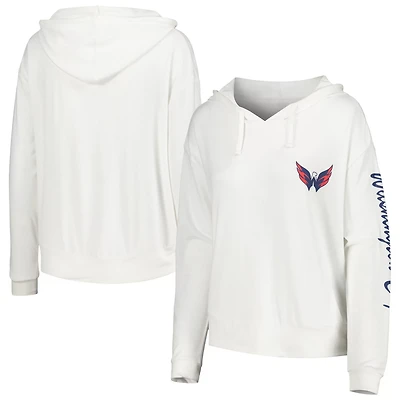 Concepts Sport Washington Capitals Accord Hacci Long Sleeve Hoodie T-Shirt