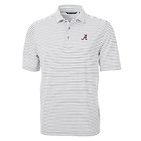 Cutter  Buck Alabama Crimson Tide Virtue Eco Pique Stripe Recycled Polo