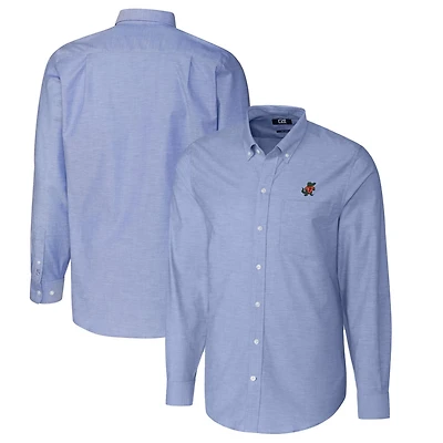 Cutter Buck Florida Gators Vault Stretch Oxford Long Sleeve Button-Down Shirt