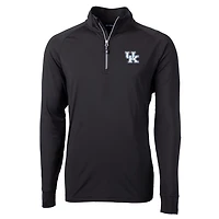 Cutter  Buck Kentucky Wildcats Adapt Eco Knit Quarter-Zip Pullover Jacket