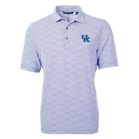 Cutter  Buck Kentucky Wildcats Virtue Eco Pique Botanical Print Polo