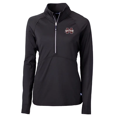 Cutter  Buck Mississippi State Bulldogs Adapt Eco Knit Half-Zip Pullover Jacket