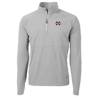 Cutter  Buck Mississippi State Bulldogs Adapt Eco Knit Hybrid Recycled Quarter-Zip Pullover Top