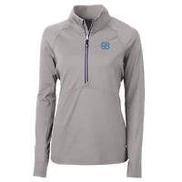 Cutter  Buck North Carolina Tar Heels Adapt Eco Knit Half-Zip Pullover Jacket