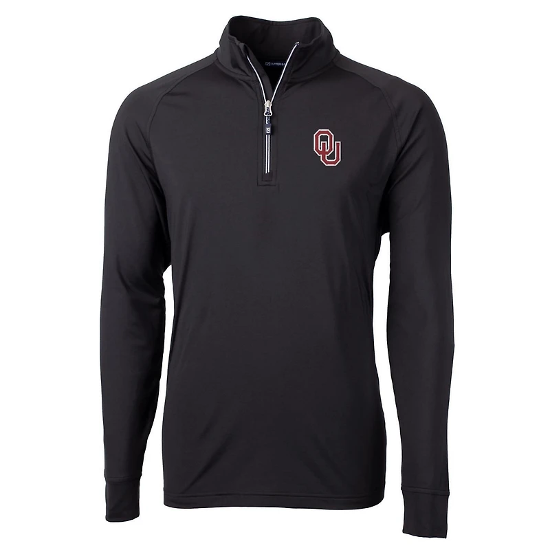 Cutter  Buck Oklahoma Sooners Adapt Eco Knit Quarter-Zip Pullover Jacket