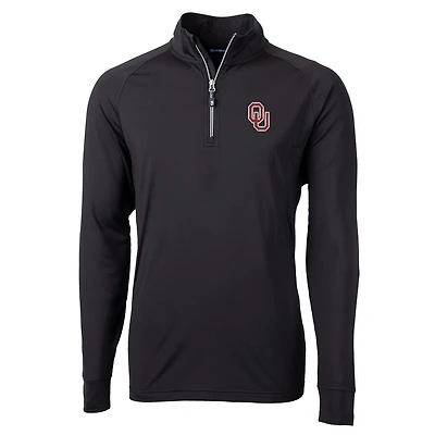Cutter  Buck Oklahoma Sooners Adapt Eco Knit Quarter-Zip Pullover Jacket