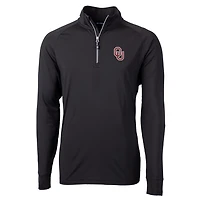 Cutter  Buck Oklahoma Sooners Adapt Eco Knit Quarter-Zip Pullover Jacket