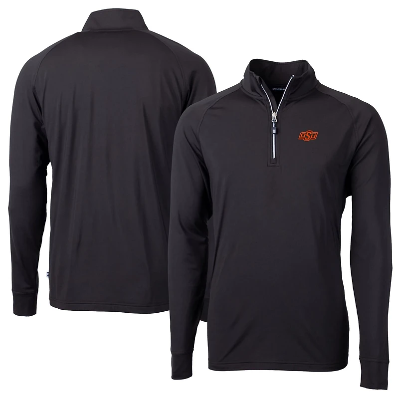 Cutter  Buck Oklahoma State Cowboys Adapt Eco Knit Quarter-Zip Pullover Jacket