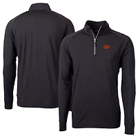 Cutter  Buck Oklahoma State Cowboys Adapt Eco Knit Quarter-Zip Pullover Jacket