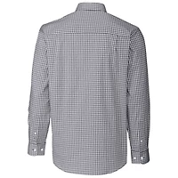 Cutter  Buck Texas Tech Raiders Easy Care Stretch Gingham Long Sleeve Button-Down Shirt