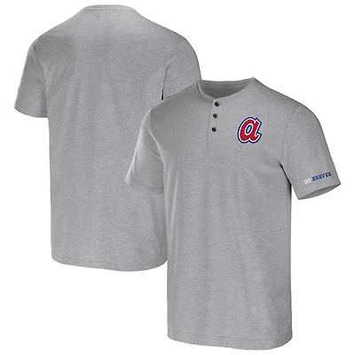 Darius Rucker Collection by Fanatics Atlanta Braves Henley T-Shirt