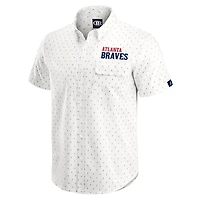 Darius Rucker Collection by Fanatics Atlanta Braves Printed Button-Down Shirt