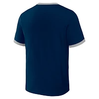 Darius Rucker Collection by Fanatics Gray New York Yankees Two-Way Ringer Reversible T-Shirt