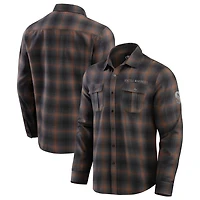 Darius Rucker Collection by Fanatics Seattle Mariners Classic Flannel Long Sleeve Button-Up Shirt