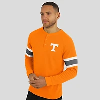 Darius Rucker Collection by Fanatics Tennessee Volunteers Waffle-Knit Raglan Long Sleeve Henley T-Shirt