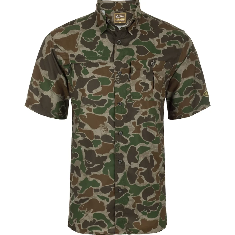Drake Men's Old School 8-Shot Flyweight Shirt