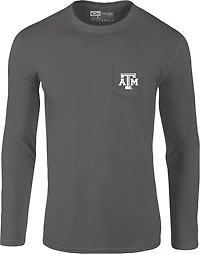 Drake Men's Texas A&M University In Flight Long Sleeve T-shirt