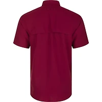 Drake Waterfowl Men's Mississippi State University Frat Dobby Solid Short Sleeve Shirt