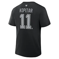 Fanatics Anze Kopitar Los Angeles Kings Authentic Stack Name  Number T-Shirt