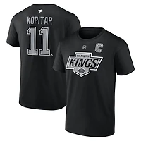 Fanatics Anze Kopitar Los Angeles Kings Authentic Stack Name  Number T-Shirt